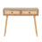 LumiSource Bora Bora Console Table in Natural Wood/Rattan