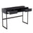 LumiSource Franklin Console Table, Black Metal