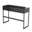 LumiSource Franklin Console Table, Black Metal