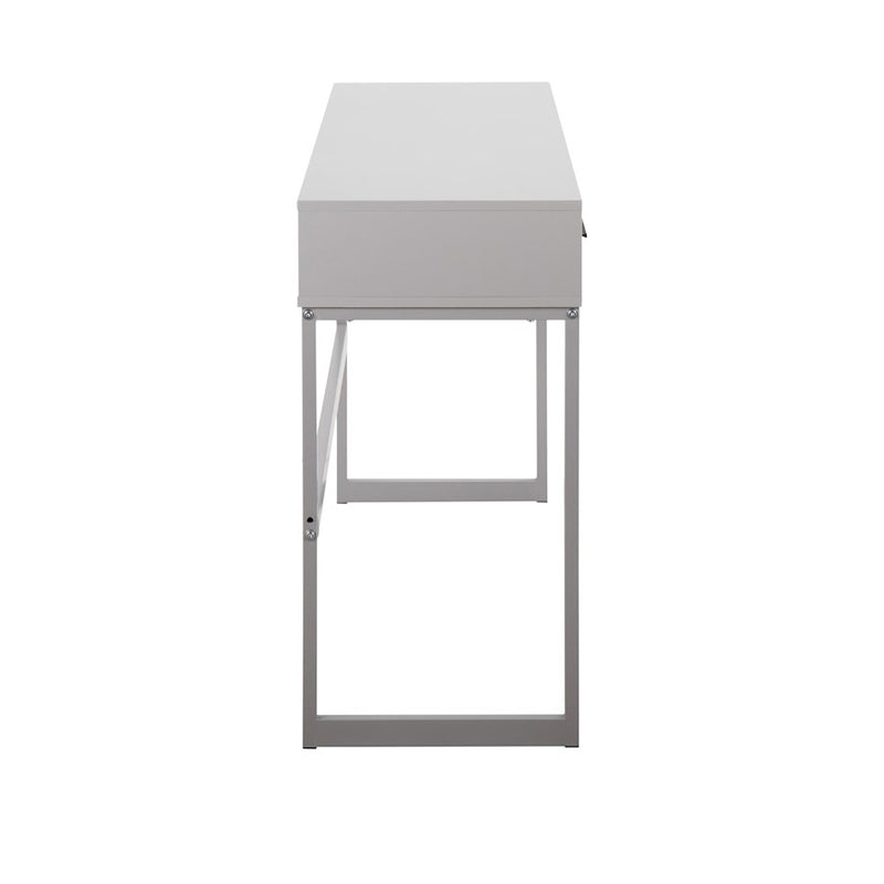 LumiSource Franklin Console Table, Grey Metal