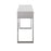 LumiSource Franklin Console Table, Grey Metal