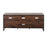 LumiSource Folia TV Stand in Walnut Wood/Black Steel