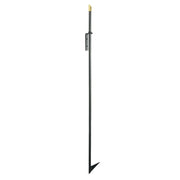 Minuteman International 49in Poker & Blow Poke | Black Wrought Iron with Brass Trim | Fireplace & Hearth Tool | 48in L | Model BP-01