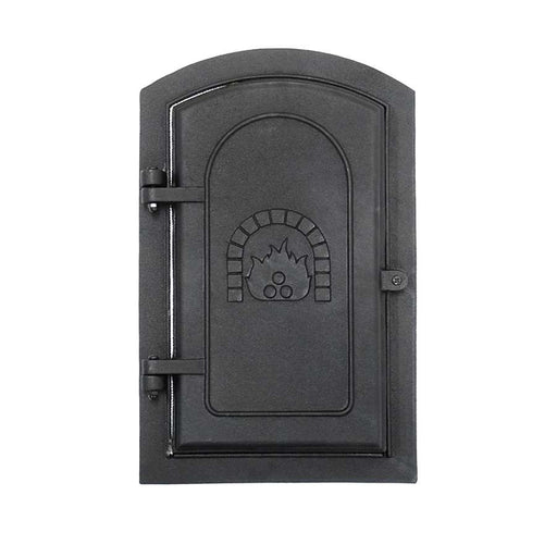 Minuteman International CDR-12 8x12in Cast Iron Clean-Out Door | Matte Black Hinged Access Door | Basement & Utility Room Wall Access | Model CDR-12