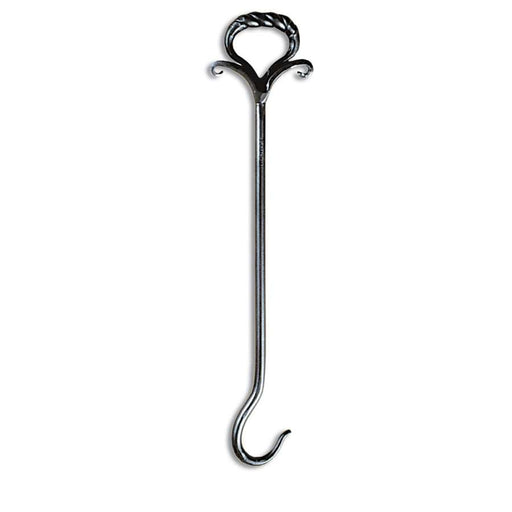 Minuteman International Wrought Iron Damper Pull | Graphite Powder Coat Finish | Woodstove & Fireplace Accessory | 15 in H | Model DMP-04