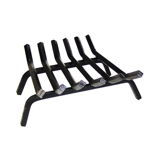 ACHLA Minuteman 18in Tapered Fireplace Grate | Wrought Iron Hearth Log Holder | Living Room & Fireplace | 27 x 2 x 10 in | Model FG6-18