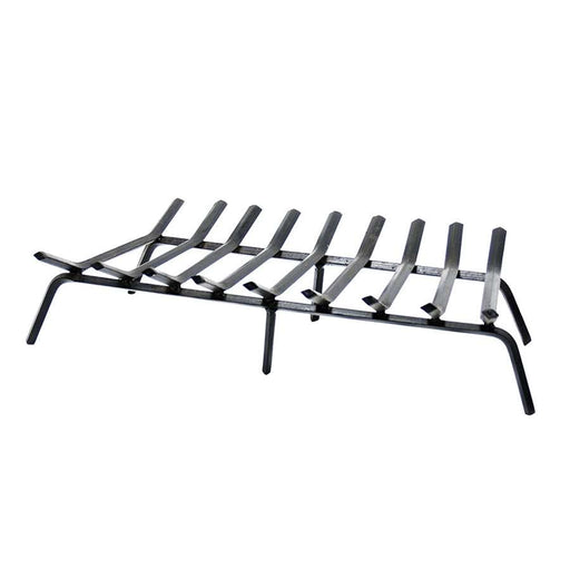 Minuteman International 33in Masonry Grate | Black Steel Fireplace Log Grate | Living Room & Hearth | 33 x 17 x 7 in | Model FG6-33MC