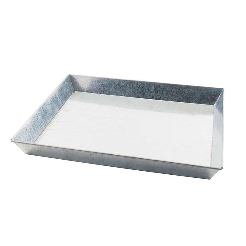 Minuteman International GT-01 Ash Pan for 22" Basket Grate | Galvanized Steel | Hearth & Fireplace Cleanup | 18.5-20.5 x 15-17 x 2 in | Model GT-01