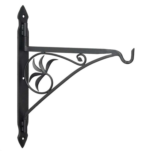 Minuteman International MC-18 18in Swivel Arm Fireplace Crane | Wrought Iron Black Powder Coated | Hearth Cooking & Hanging Pot Rack | Model MC-18