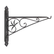 Minuteman International MC-24 24in Swivel Arm Fireplace Crane | Wrought Iron Black Powder Coated | Hearth Cooking & Kettle Hanger | Model MC-24