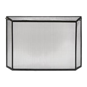 Minuteman International Spark Guard Screen 50in W x 36in H | Graphite Wrought Iron Fireplace Screen | Living Room & Hearth Protection | Model S-54XL