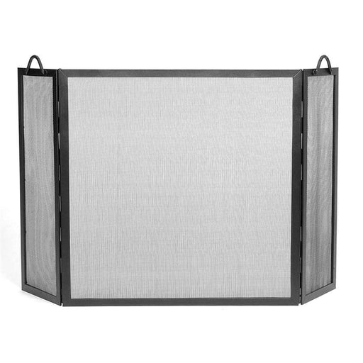Minuteman International SS-31 52in Wrought Iron Folding Fireplace Screen | Traditional Graphite Powder-Coated | Living Room & Hearth | Model SS-31
