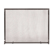 Minuteman International Colonial 38 x 30 in Fireplace Screen | Graphite Wrought Iron Flat Screen | Indoor & Outdoor Hearth Safety | Model SS-3830