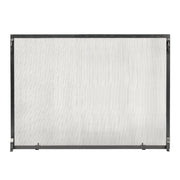 Minuteman International Colonial 50in x 36in Fireplace Screen | Graphite Wrought Iron Flat Screen | Living Room & Indoor-Outdoor | Model SS-5036