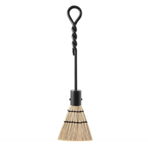 Minuteman International 18in Mini Rope Fireplace Brush | Black Wrought Iron Hearth Tool | Fireplace & Wood Stove Cleaning | 18 x 1.5 x | Model WRM-02B