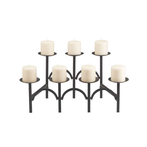 Minuteman International X304135 Black Iron Candelabra | Traditional Hearth & Table Accent | Living Room & Dining Room | Model X304135