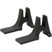 Minuteman International Fire Back Supports | Cast Iron Black Finish | Fireplace Hearth Accessory | 8.75 x 2.5 x 5.5 in | Model X670130