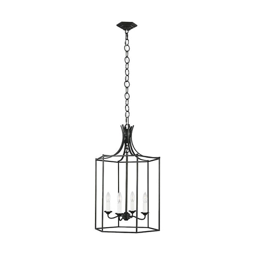 Visual Comfort Studio Bantry House 4 Light Med Lantern, Smith Steel - AC1014SMS