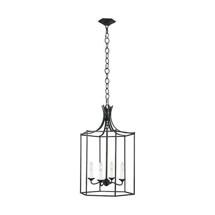 Visual Comfort Studio Bantry House 4 Light Med Lantern, Smith Steel - AC1014SMS