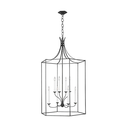 Visual Comfort Studio Bantry House 8-Lt XL Lantern, Smith Steel - AC1038SMS