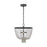 Visual Comfort Studio Leon 5-Lt SM Chandelier, Dark Zinc - AC1055DWZ