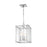 Visual Comfort Studio Erro 4-Lt Small Lantern, Nickel/Clear/Diamond