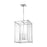 Visual Comfort Studio Erro 4 Light Med Lantern, Nickel/Clear/Diamond