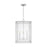 Visual Comfort Studio Erro 4 Light Med Lantern, Nickel/Clear/Diamond