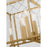 Visual Comfort Studio Erro 8-Lt Large Lantern, Brass/Clear/Diamond