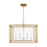 Visual Comfort Studio Erro 8-Lt Large Lantern, Brass/Clear/Diamond