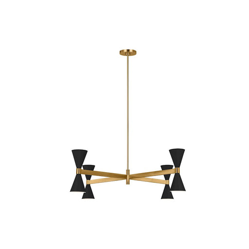 Visual Comfort Studio Albertine 8 Light Large Chandelier, Midnight