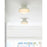 Visual Comfort Studio Lucerne 1 Light Flush, White/Milk White