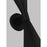 Visual Comfort Studio Albertine 2-Lt Out Sconce, Black/White/Clear