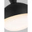 Visual Comfort Studio 1031 Lucerne 1-Lt Pendant, BK/BS/Milk