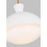 Visual Comfort Studio Lucerne 1 Light Large Pendant, White/Brass