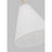 Visual Comfort Studio Remy 1-Lt Large Pendant, PN/White Linen