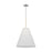 Visual Comfort Studio Remy 1-Lt Large Pendant, PN/White Linen