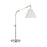 Visual Comfort Studio Remy 1-Lt Large Task Table Lamp, NK/WH Linen - AET1041PN1