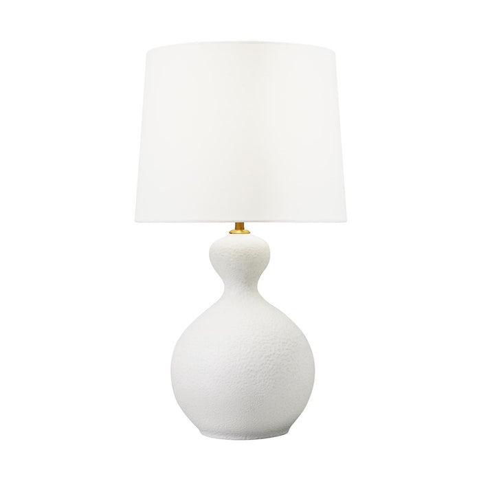 Visual Comfort Studio Antonina 1-Lt Table Lamp, Marion WH/WH Linen - AET1061MRW1