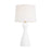 Visual Comfort Studio Constance 1-Lt Table Lamp, Textured WH/WH