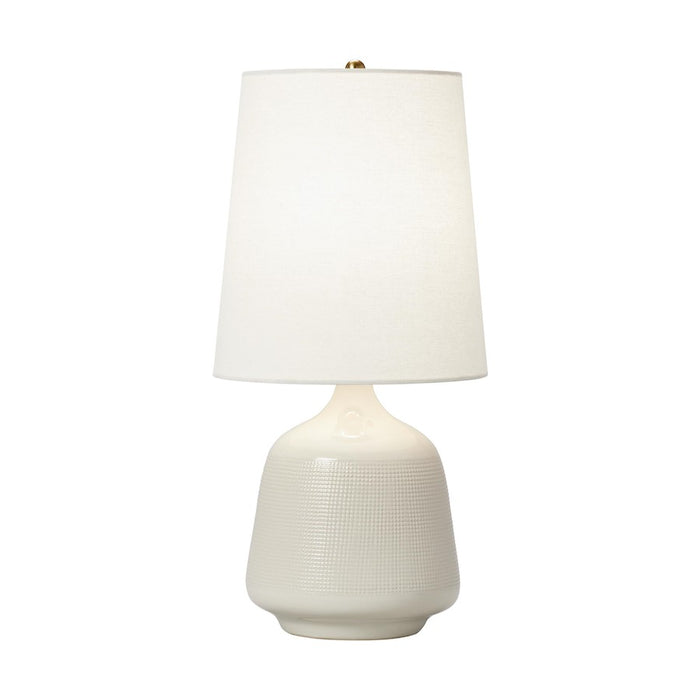 Visual Comfort Studio Ornella 1-Lt SM Table Lamp, New White/White - AET1141NWH1