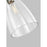 Visual Comfort Studio Moritz 1 Light Sconce, Polished Nickel/Clear