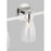 Visual Comfort Studio Moritz 3 Light Vanity, Polished Nickel/Clear