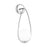 Visual Comfort Studio Galassia 1-Lt Sconce, Pol Nickel/Milk White