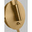 Visual Comfort Studio Remy 1-Lt Med Task Sconce, Brass/White Linen