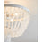 Visual Comfort Studio Leon 4 Light Flush Mount, Salt Mist