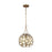 Visual Comfort Studio Feccetta 1 Light Small Pendant, Antique Gild - AP1051ADB