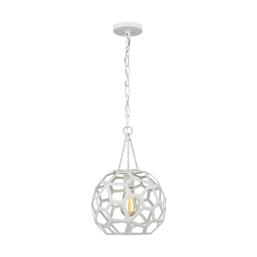 Visual Comfort Studio Feccetta 1-Lt Small Pendant, Paper Mache White - AP1051PMW