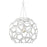 Visual Comfort Studio Feccetta 1-Lt Large Pendant, Paper Mache White