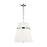 Visual Comfort Studio Cortlandt 3-Lt Large Pendant, Nickel/WH Linen - AP1173PN